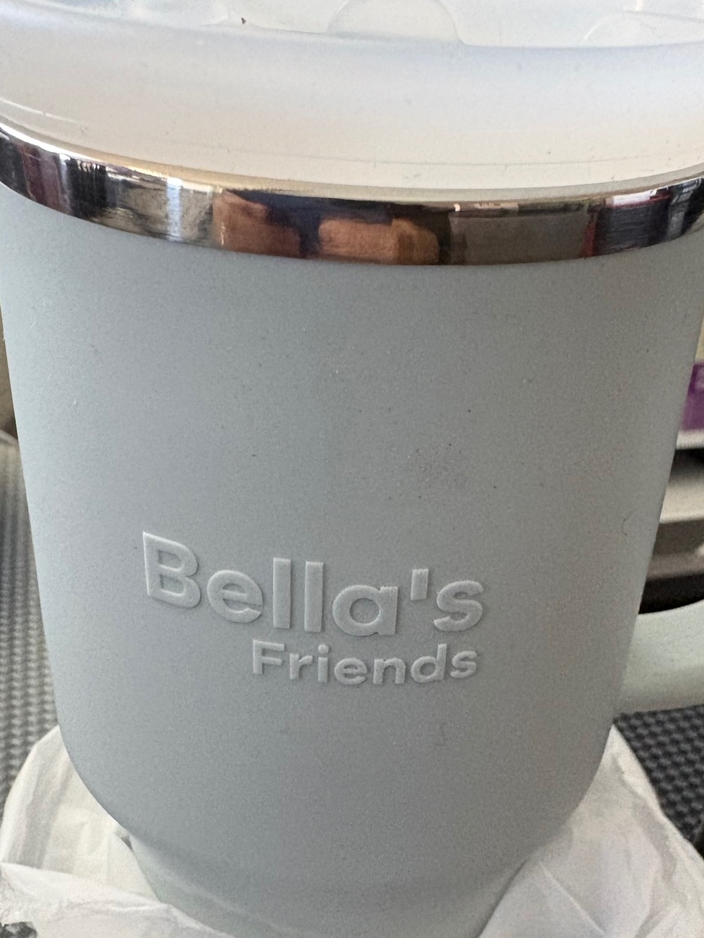 Light Gray Travel Mug